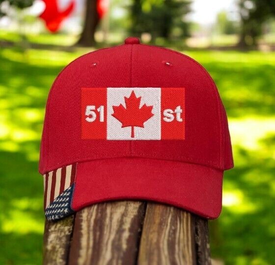 Make Canada Great Again Hat 51st state Trump 2024 AM350 Mesh Back Embroidered