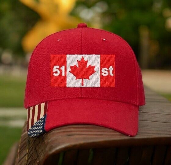 Make Canada Great Again Hat 51st state Trump 2024 AM350 Mesh Back Embroidered