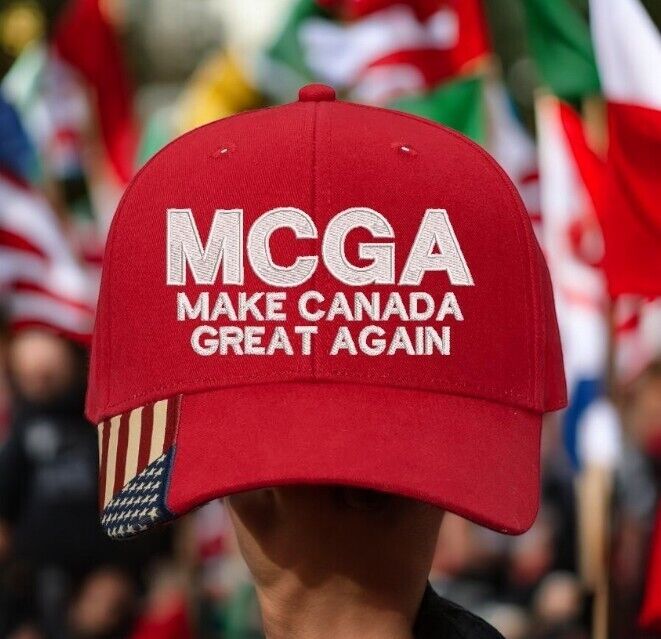 Make Canada Great Again Hat MCGA Trump 2024 AM350 Mesh Back Embroidered hat