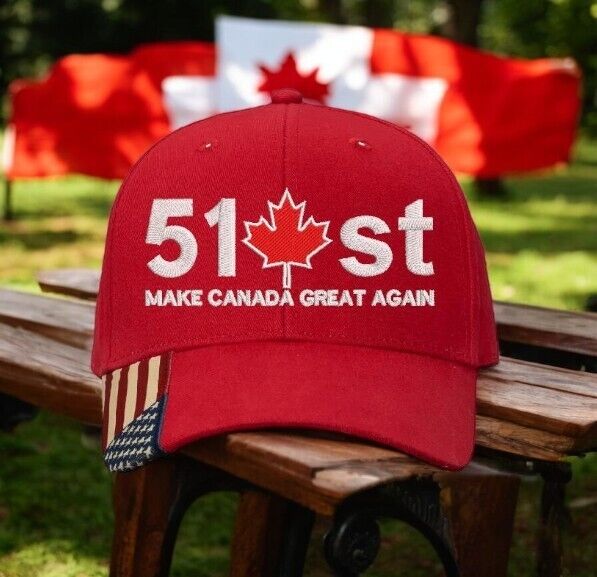 Make Canada Great Again Hat 51st Leaf Trump 2024 AM350 Mesh Back Embroidered hat