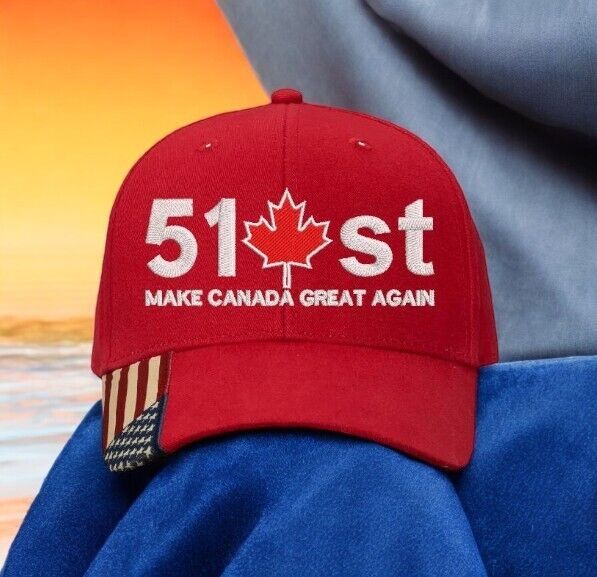 Make Canada Great Again Hat 51st Leaf Trump 2024 AM350 Mesh Back Embroidered hat