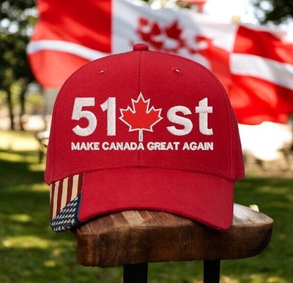 Make Canada Great Again Hat 51st Leaf Trump 2024 AM350 Mesh Back Embroidered hat