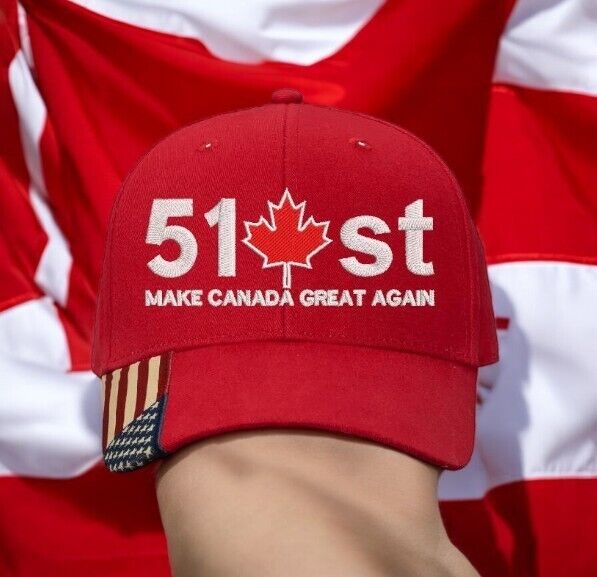 Make Canada Great Again Hat 51st Leaf Trump 2024 AM350 Mesh Back Embroidered hat