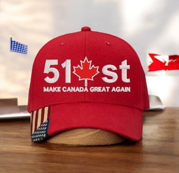 Make Canada Great Again Hat 51st Leaf Trump 2024 AM350 Mesh Back Embroidered hat