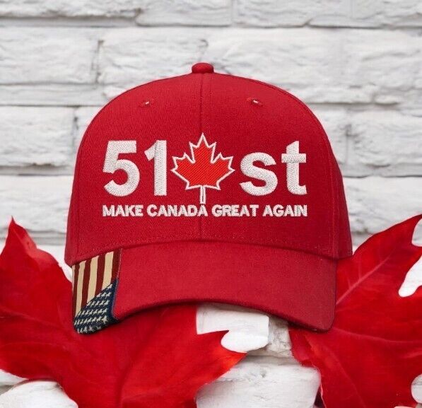 Make Canada Great Again Hat 51st Leaf Trump 2024 AM350 Mesh Back Embroidered hat