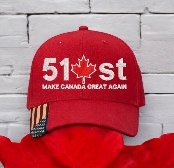 Make Canada Great Again Hat 51st Leaf Trump 2024 AM350 Mesh Back Embroidered hat