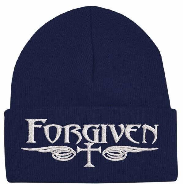 Beanies for Men FORGIVEN Jesus Christ Church Faith Christian Winter Hat