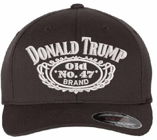 Trump Hat Old No. 47 Embroidered Flex Fit Hat Trump 45 47 MAGA Embroidered Hat