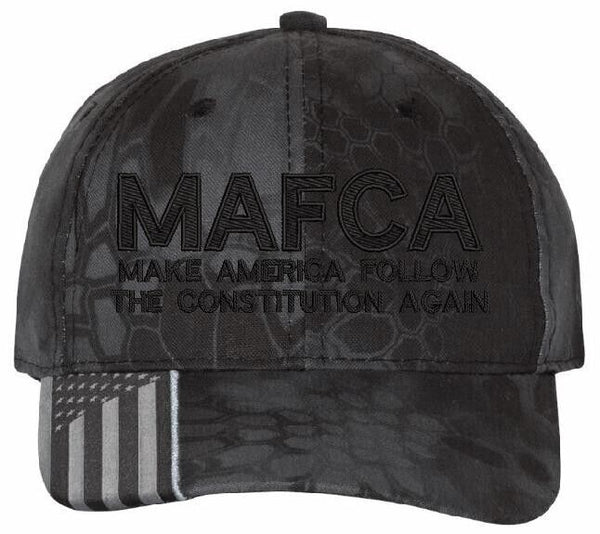 Trump Hat Make America Follow the Constitution Again MAFCA Typhoon CWF305 hat