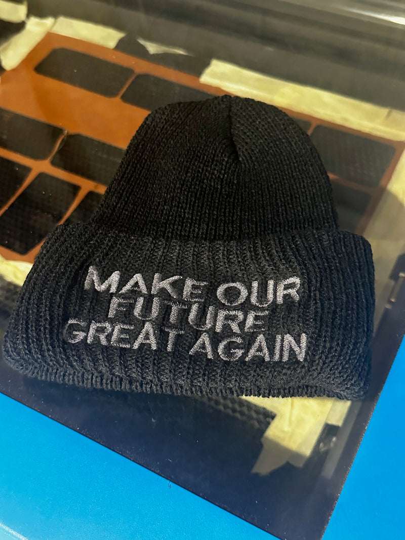 Trump 2024 MAGA Style YOUTH/KIDS Winter Hat Make Our Future Great Again