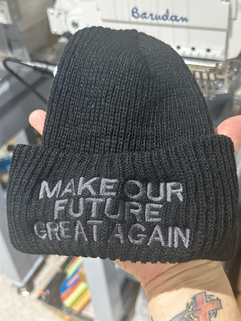 Trump 2024 MAGA Style YOUTH/KIDS Winter Hat Make Our Future Great Again