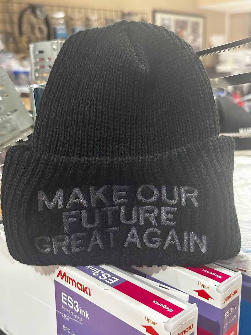 Trump 2024 MAGA Style YOUTH/KIDS Winter Hat Make Our Future Great Again