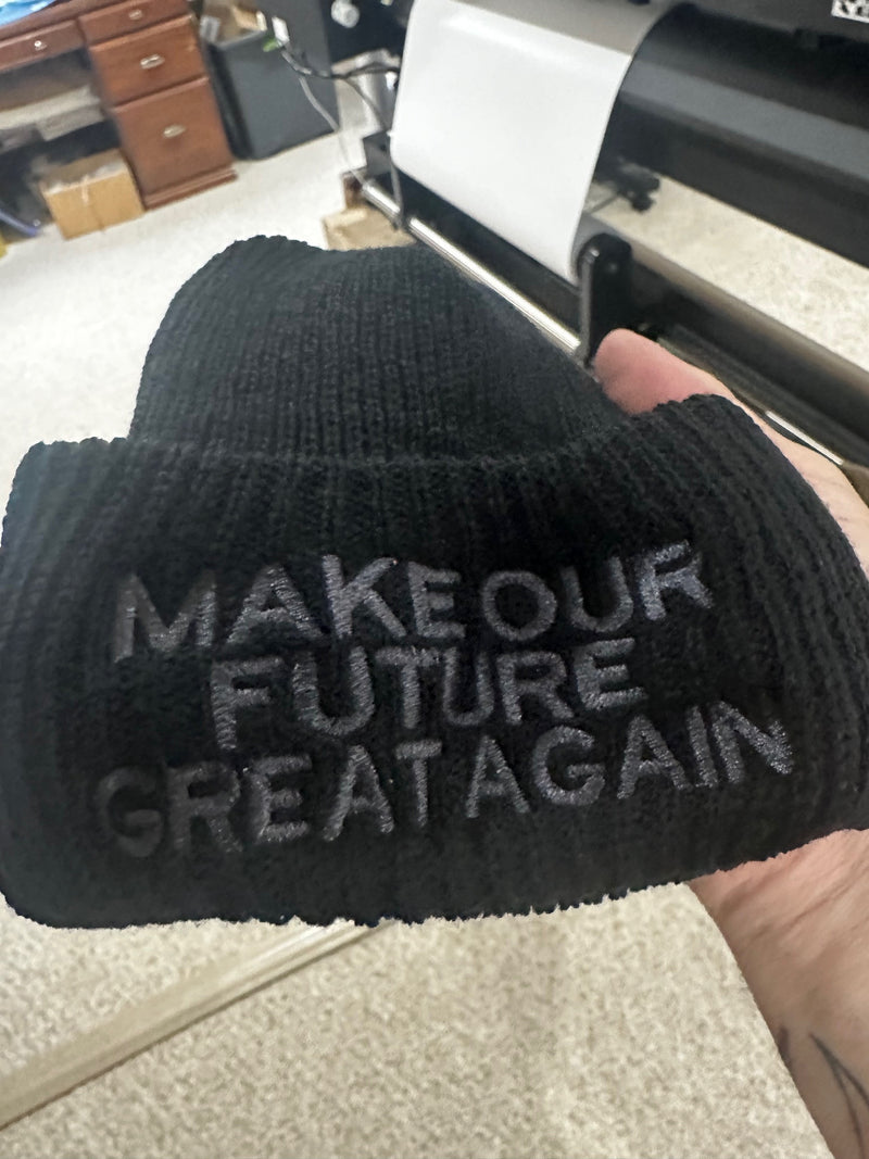 Trump 2024 MAGA Style YOUTH/KIDS Winter Hat Make Our Future Great Again