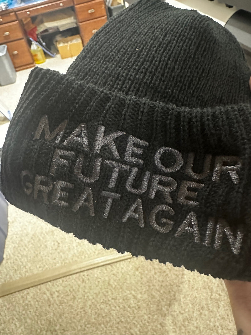 Trump 2024 MAGA Style YOUTH/KIDS Winter Hat Make Our Future Great Again