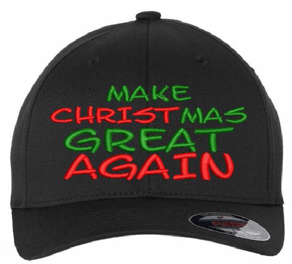 Make Christmas Great Again Hat Embroidered Flex Fit 6277 Trump 2024 Hat