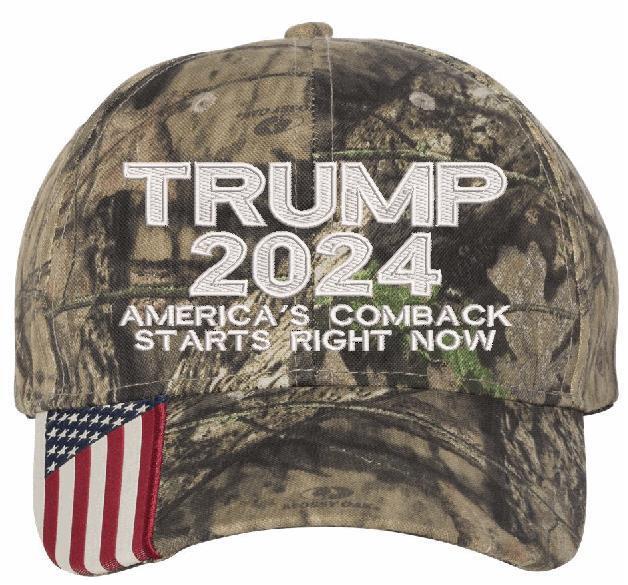 TRUMP 2024 Hat "T2024 America's comeback starts right now Adjustable Trump Hat