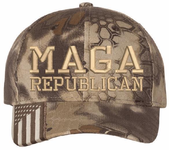 Political Hat MAGA REPUBLICAN Version 2 Trump Hat Adjustable USA300 Typhoon Hat