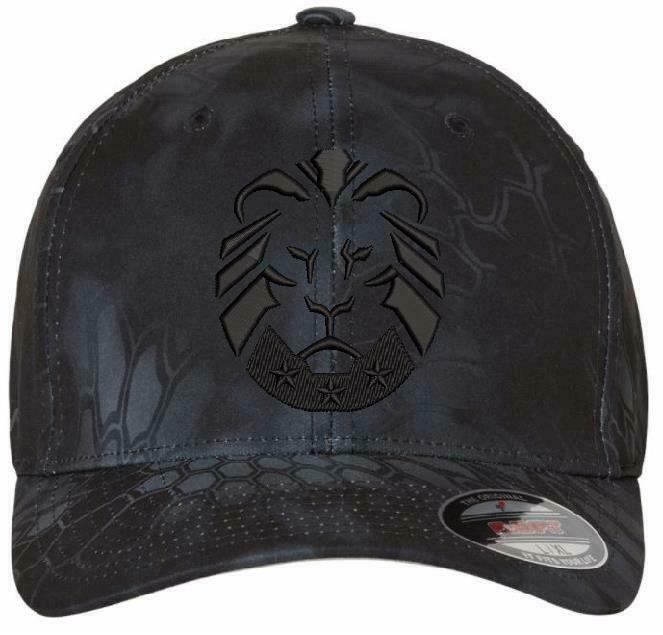 The Patriot Party Lion Flex Fit 6277 Embroidered Low Profile Hat-Various Colors