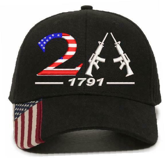 2nd Amendment 1791 AK-47 USA Style 2 Embroidered Hat - Various Hat Options