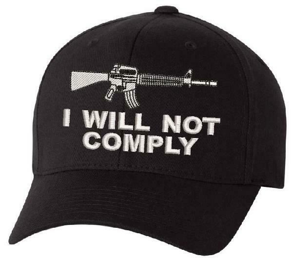 I will not comply 2nd amendment embroidered hat - Adjustable Hat Options - Powercall Sirens LLC