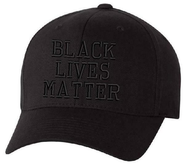 Black Lives Matter Embroidered Hat - AH-30 Adjustable or USA-300 Flag Hat