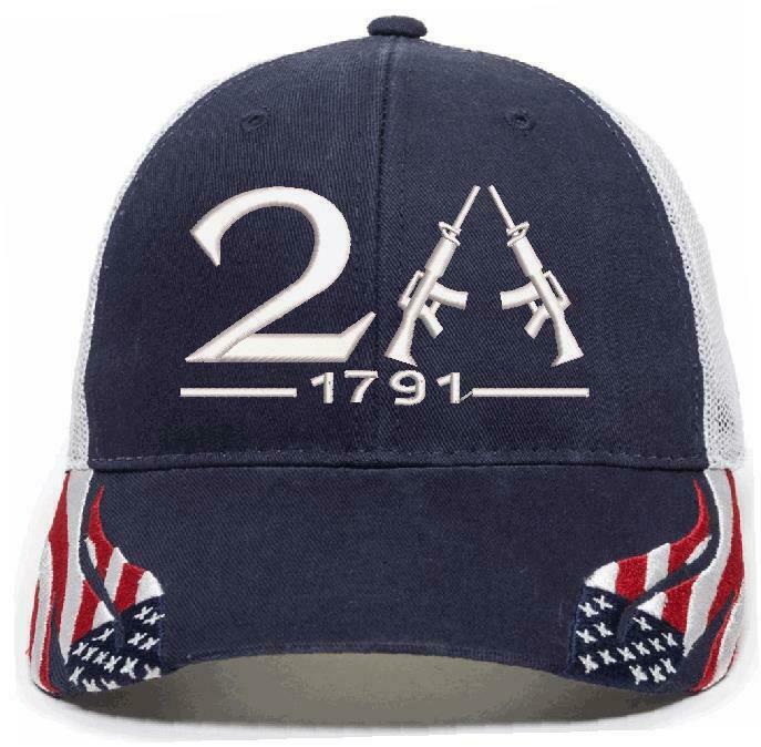 2nd Amendment 1791 AR-15 Style Embroidered Hat - Various Regular & Winter Hats