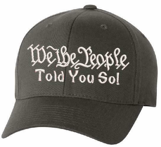 We The People TOLD YOU SO Embroidered 6277 Flex Fit Hat Various Sizes