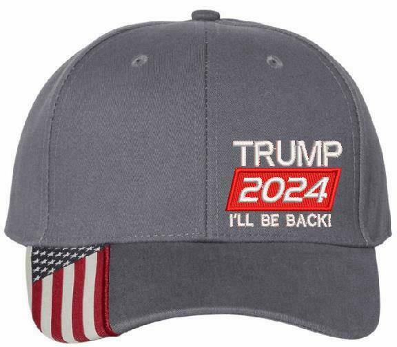 Trump 2024 I'll Be Back President United States USA300 Embroidered Trump Hat