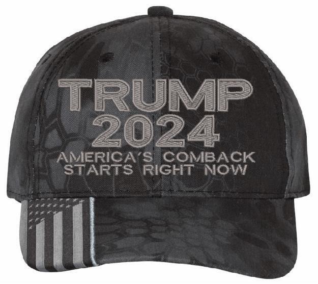 TRUMP 2024 Hat "T2024 America's comeback starts right now Adjustable Trump Hat