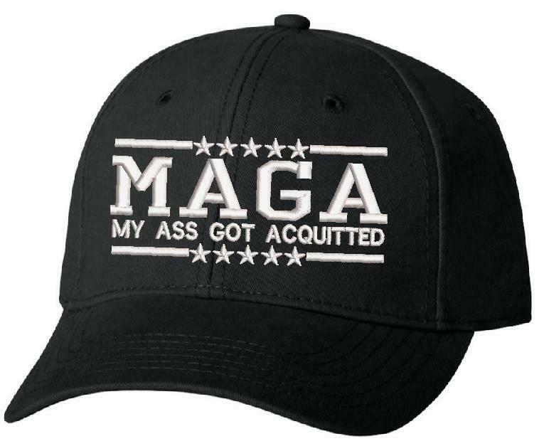 Trump Hat - MAGA My Ass Got Acquitted Embroidered Adjustable Ball Cap TRUMP HAT