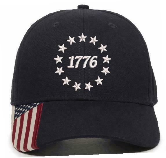 1776 Stars Embroidered USA-300 Hat - Declaration of Independence Hat - Various