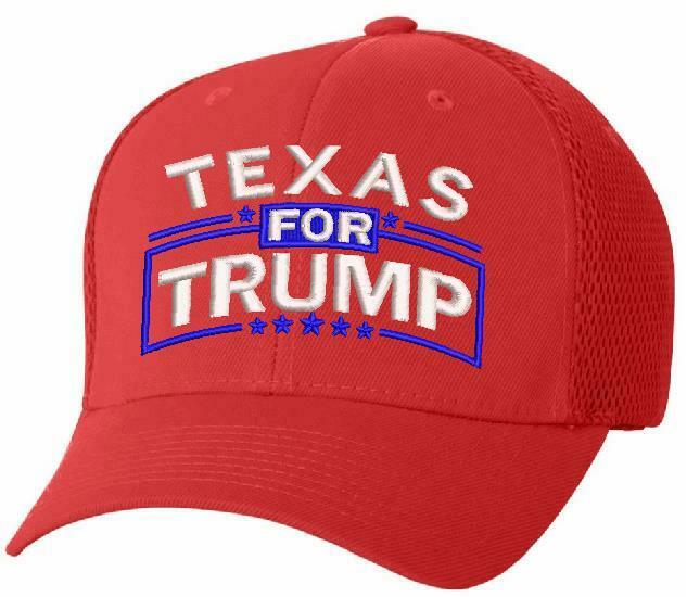 Texas for Trump Embroidered Ball Cap - Various Hat Choices Free Shipping