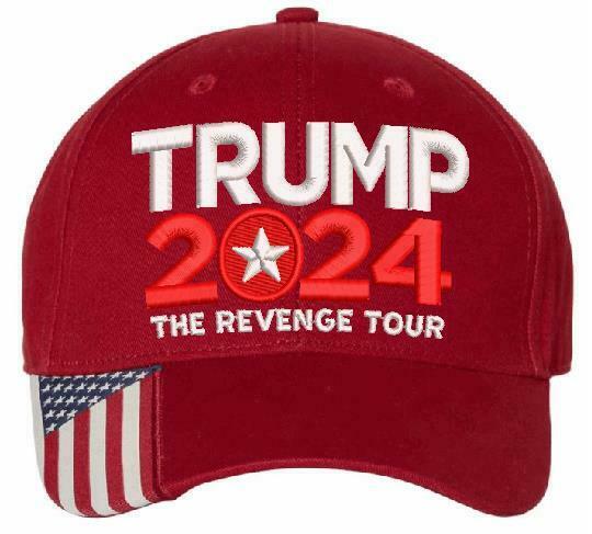 Trump 2024 Revenge Tour Embroidered Hat -Various Hat Choices, Free Shipping MAGA