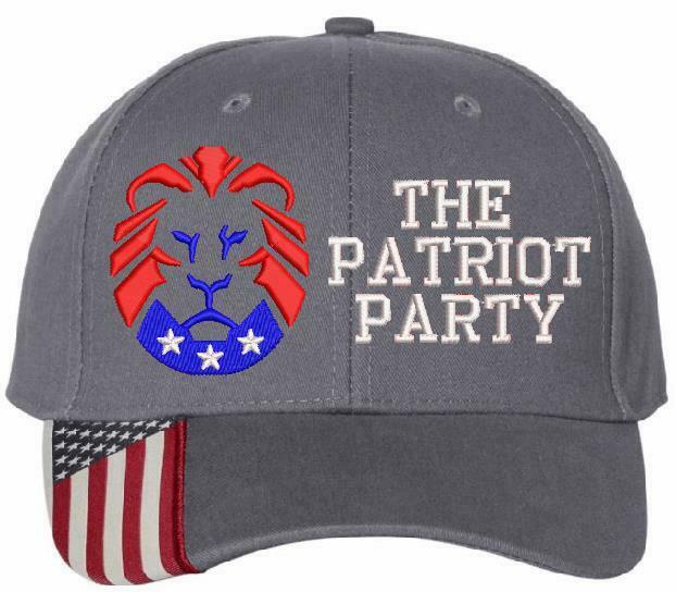 The Patriot Party LION Hat - Embroidered USA300 Adjustable Hat TRUMP 2024 MAGA