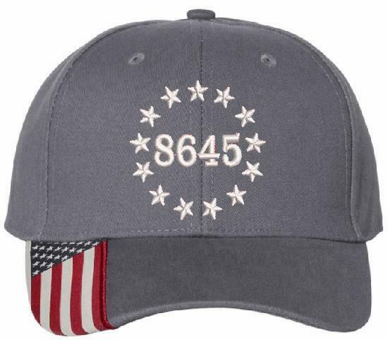 8645 Stars Embroidered USA-300 Hat - Declaration of Independence Hat - Various