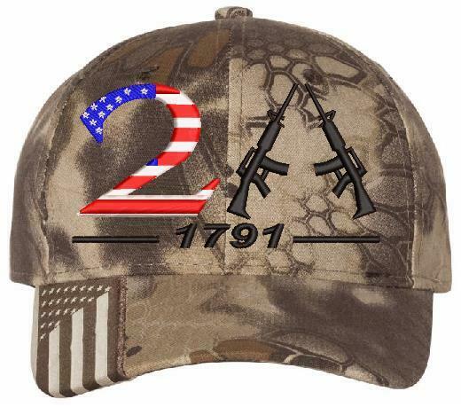 2nd Amendment 1791 AK-47 USA Style 2 Embroidered Hat - Various Hat Options