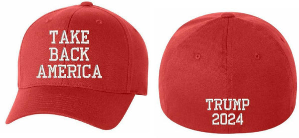 Donald Trump Hat "Take America Back" with TRUMP 2024 on the back - Various Hats