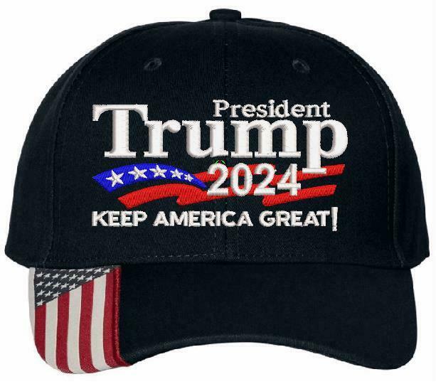 Trump Pence 2024 Embroidered Hat - USA300 Adjustable Hat MAGA Trump 2024