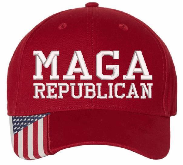 Political Hat MAGA REPUBLICAN Version 2 Trump Hat Adjustable USA300 Typhoon Hat