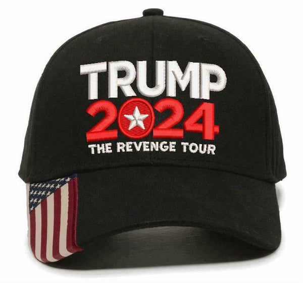 Trump 2024 Revenge Tour Embroidered Hat -Various Hat Choices, Free Shipping MAGA