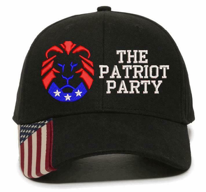 The Patriot Party LION Hat - Embroidered USA300 Adjustable Hat TRUMP 2024 MAGA