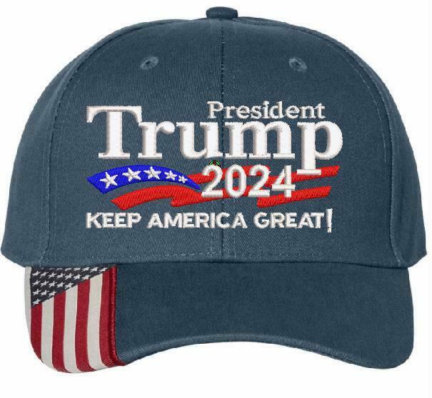 Trump Pence 2024 Embroidered Hat - USA300 Adjustable Hat MAGA Trump 2024