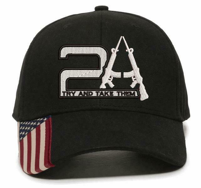 2nd Amendment Hat TRY AND TAKE THEM USA300 Outdoor Adjustable Hat 2nd Amendment