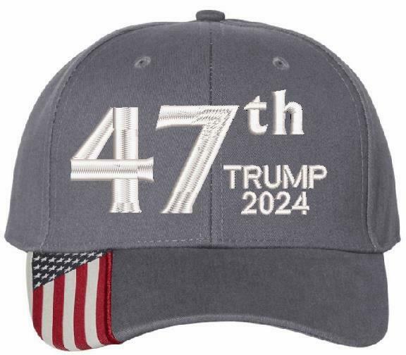 47th - 2024 President Donald Trump Make America Great Again MAGA Hat Ball Cap