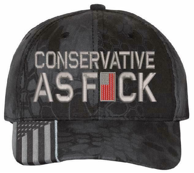 Conservative as Fu*k Embroidered Hat Trump Hat Various Hat Choices