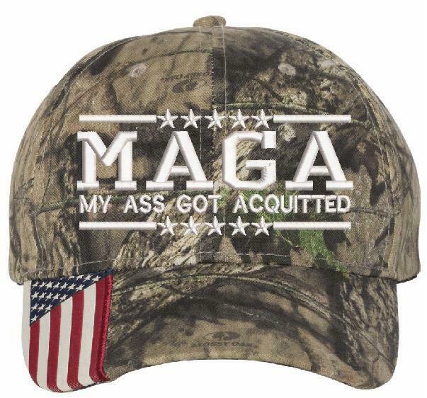 Trump Hat - MAGA My Ass Got Acquitted Embroidered Adjustable Ball Cap TRUMP HAT