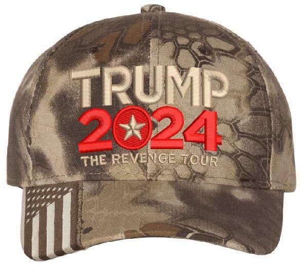 Trump 2024 Revenge Tour Embroidered Hat -Various Hat Choices, Free Shipping MAGA