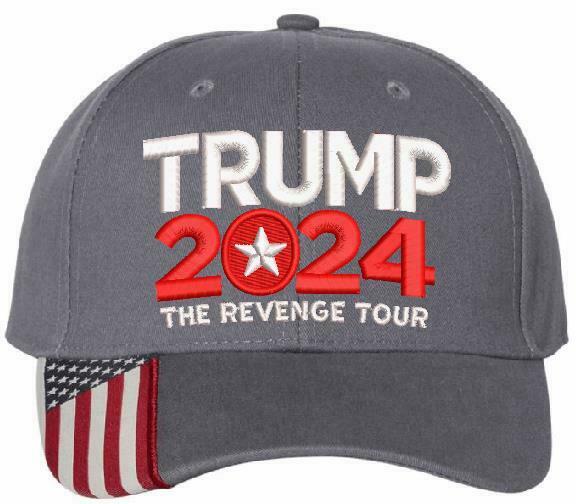 Trump 2024 Revenge Tour Embroidered Hat -Various Hat Choices, Free Shipping MAGA