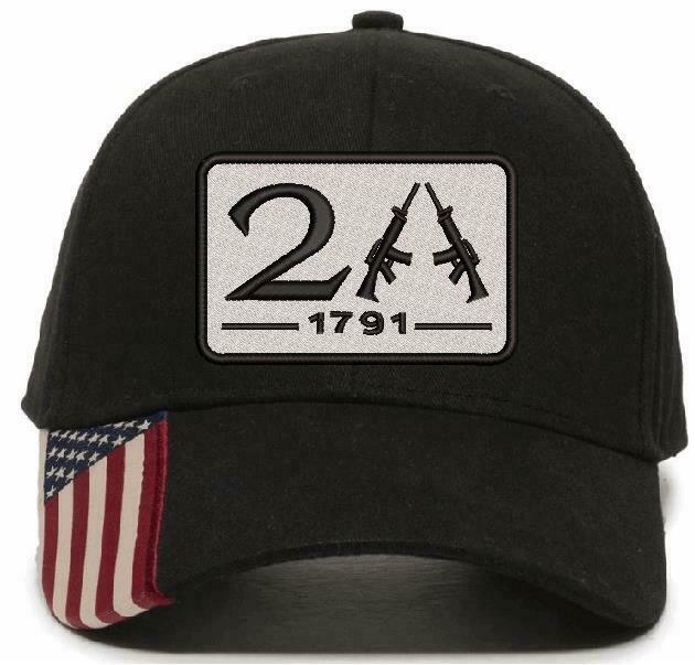 2nd Amendment 1791 AR15 Badge Style Embroidered Hat - Various Hat Options