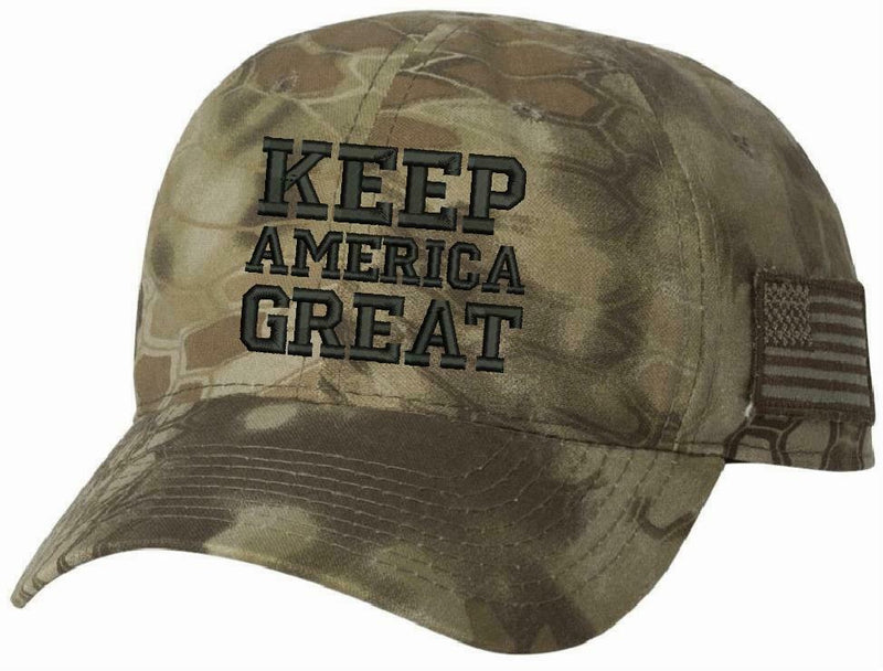 Keep America Great Multi Cam Flex Fit Trump Hat and Various other hat options